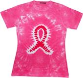 Colortone Breast Cancer Tie Dye Sublimation TShirt Colortone Breast Cancer Tie Dye Sublimation TShirt
