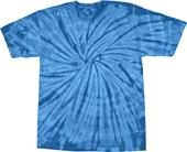 Colortone Spider Tie Dye Short Sleeve Tee Shirts