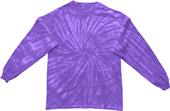 Colortone Spider Tie Dye Long Sleeve Tee Shirts
