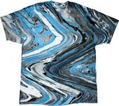 Colortone Marble Blue Tiger Tie Dye SS Tee Shirts