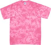 Dyenomite Crystal Pink Tie Dye Short Sleeve TShirt