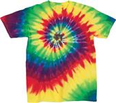 Dyenomite Spiral Tie Dye Short Sleeve Tee Shirts Dyenomite Spiral Tie Dye Short Sleeve Tee Shirts