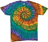 Dyenomite Ripple Tie Dye Short Sleeve T-Shirts Dyenomite Ripple Tie Dye Short Sleeve T-Shirts