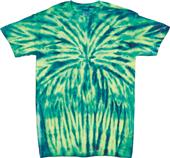 Dyenomite Electric Spider Tie Dye Short Sleeve Tee Dyenomite Electric Spider Tie Dye Short Sleeve Tee