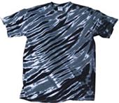 Dyenomite Tiger Stripe Tie Dye Short Sleeve Shirts