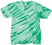 Dyenomite Tiger Stripe Tie Dye Short Sleeve Shirts