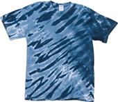 Dyenomite Tiger Stripe Tie Dye Short Sleeve Shirts