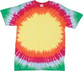 Dyenomite Bullseye Tie Dye Short Sleeve Tee Shirts Dyenomite Bullseye Tie Dye Short Sleeve Tee Shirts