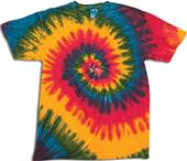 Dyenomite Rasta Wave Tie Dye Short Sleeve T-Shirts