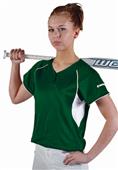 Worth 2-Button Mesh Pullover Fastpitch Jersey
