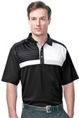 TRI MOUNTAIN Gold Marquis Color Block Polo TRI MOUNTAIN Gold Marquis Color Block Polo