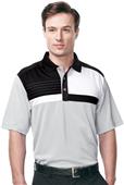 TRI MOUNTAIN Gold Marquis Color Block Polo TRI MOUNTAIN Gold Marquis Color Block Polo