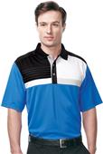TRI MOUNTAIN Gold Marquis Color Block Polo TRI MOUNTAIN Gold Marquis Color Block Polo