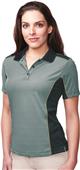 Tri-Mountain Lady Accolade Stripe Polo w/ Panels Tri-Mountain Lady Accolade Stripe Polo w/ Panels
