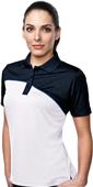Tri-Mountain Lady Elite Color Block Polo Tri-Mountain Lady Elite Color Block Polo