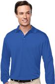 Campus Polyester Jersey Long Sleeve Polo Shirt