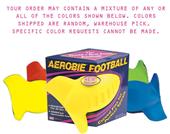 Aerobie Football Curve Fins Spins Over 1,000 RPM Aerobie Football Curve Fins Spins Over 1,000 RPM