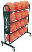 Markwort Stag Basketball Trolley 16 Ball Rack Markwort Stag Basketball Trolley 16 Ball Rack