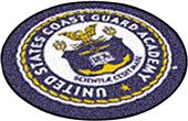Fan Mats US Coast Guard Academy Seal 27" Round Mat Fan Mats US Coast Guard Academy Seal 27" Round Mat