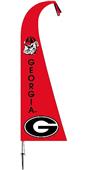 COLLEGIATE Georgia Bulldogs Feather Flag COLLEGIATE Georgia Bulldogs Feather Flag