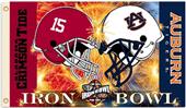 COLLEGIATE Alabama-Auburn House Divided Flag