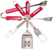 COLLEGIATE Nebraska 4 Piece BBQ Set