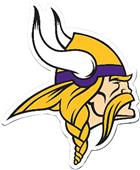 NFL Minnesota Vikings Logo 12" Die Cut Car Magnet NFL Minnesota Vikings Logo 12" Die Cut Car Magnet