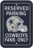 BSI NFL Dallas Cowboys Reserved Parking Sign BSI NFL Dallas Cowboys Reserved Parking Sign