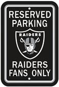 BSI NFL Oakland Raiders Reserved Parking Sign BSI NFL Oakland Raiders Reserved Parking Sign