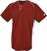 Wilson S200 2-Button Mesh Baseball Jerseys Wilson S200 2-Button Mesh Baseball Jerseys