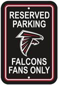 BSI NFL Atlanta Falcons Reserved Parking Sign BSI NFL Atlanta Falcons Reserved Parking Sign