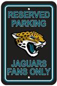 BSI NFL Jacksonville Jaguars Reserved Parking Sign BSI NFL Jacksonville Jaguars Reserved Parking Sign
