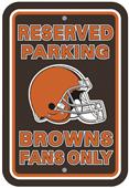 BSI NFL Cleveland Browns Reserved Parking Sign