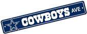 BSI NFL Dallas Cowboys Plastic Street Sign BSI NFL Dallas Cowboys Plastic Street Sign