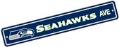 BSI NFL Seattle Seahawks Plastic Street Sign BSI NFL Seattle Seahawks Plastic Street Sign