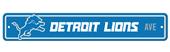 BSI NFL Detroit Lions Plastic Street Sign BSI NFL Detroit Lions Plastic Street Sign