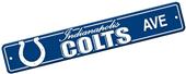 BSI NFL Indianapolis Colts Plastic Street Sign BSI NFL Indianapolis Colts Plastic Street Sign