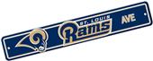 BSI NFL St. Louis Rams Plastic Street Sign