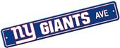 BSI NFL New York Giants Plastic Street Sign BSI NFL New York Giants Plastic Street Sign