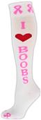 Red Lion I Love Boobs Cancer Awareness Socks Red Lion I Love Boobs Cancer Awareness Socks