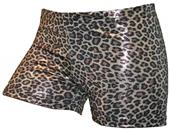 Gem Gear Compression Brown Metallic Leopard Shorts Gem Gear Compression Brown Metallic Leopard Shorts