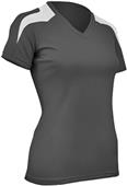 Game Gear Girls SS Performance Tech V-Neck Shirt