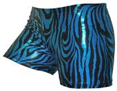 Gem Gear Compression Metallic Zebra Shorts Gem Gear Compression Metallic Zebra Shorts