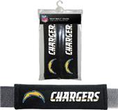 BSI NFL San Diego Chargers Seat Belt Pads (2Pk)