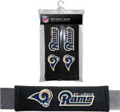 BSI NFL St. Louis Rams Seat Belt Pads (2Pk)