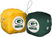BSI NFL Green Bay Packers Fuzzy Dice BSI NFL Green Bay Packers Fuzzy Dice