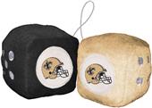 BSI NFL New Orleans Saints Fuzzy Dice BSI NFL New Orleans Saints Fuzzy Dice