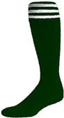Three-Striped Cushioned Nylon Soccer Socks