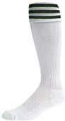 Three-Striped Cushioned Nylon Soccer Socks