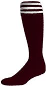 Three-Striped Cushioned Nylon Soccer Socks